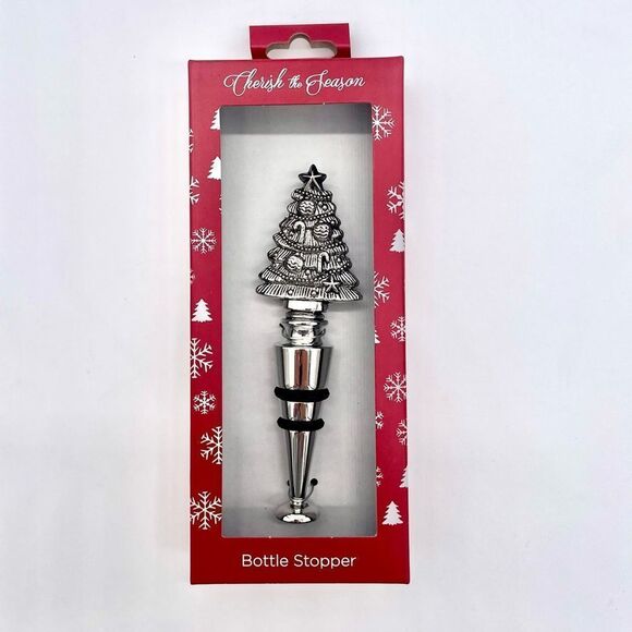 𝅺CHRISTMAS TREE Wine Stopper - Picture 1 of 2